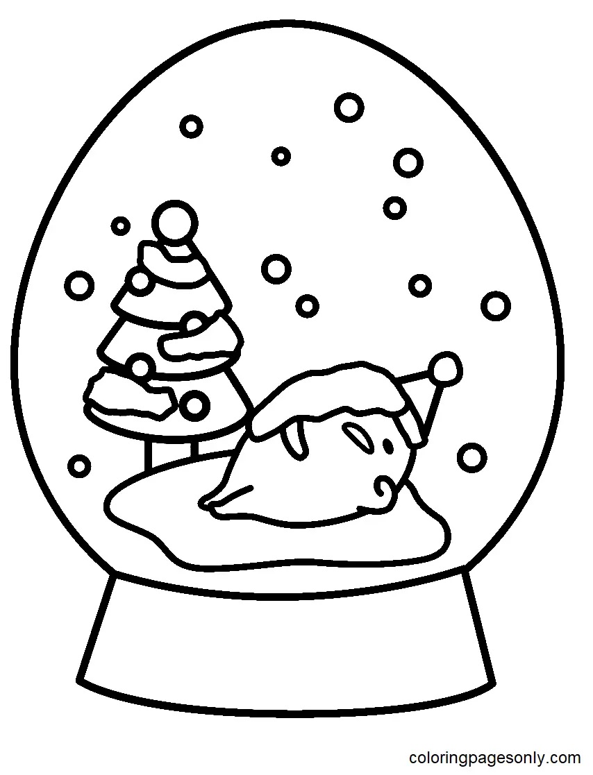 Çocuklar İçin Gudetama Boyama Sayfaları 