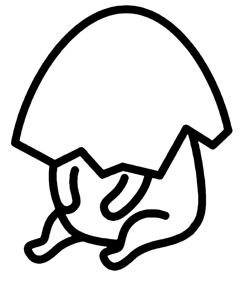 Çocuklar İçin Gudetama Boyama Sayfaları 