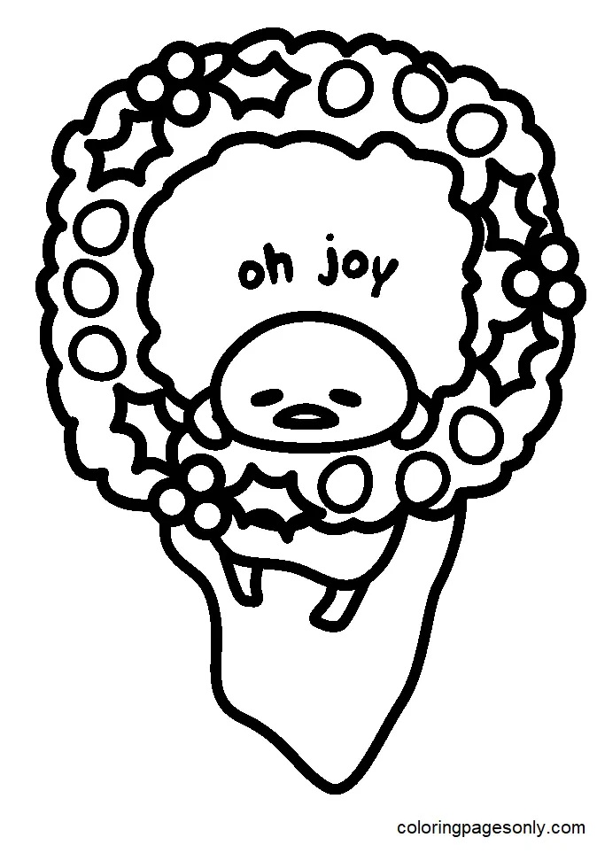 Çocuklar İçin Gudetama Boyama Sayfaları 