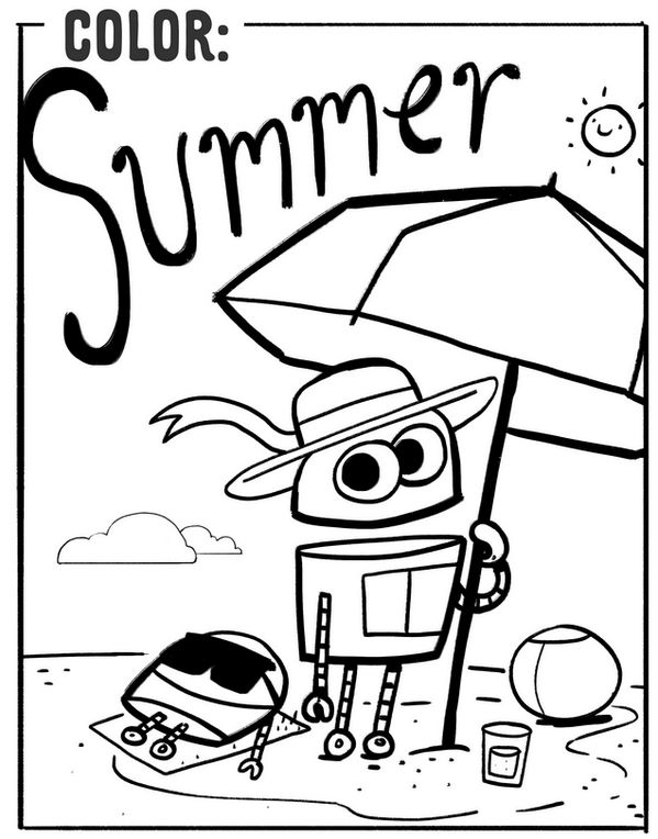 Çocuklar İçin Storybot'lar Boyama Sayfaları 
