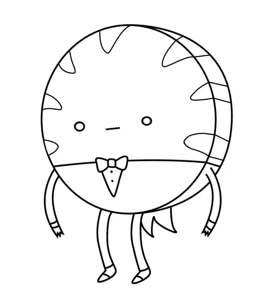 Çocuklar İçin Adventure Time Boyama Sayfaları 