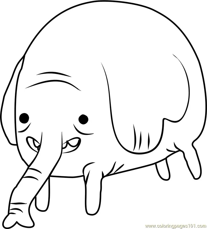 Çocuklar İçin Adventure Time Boyama Sayfaları 
