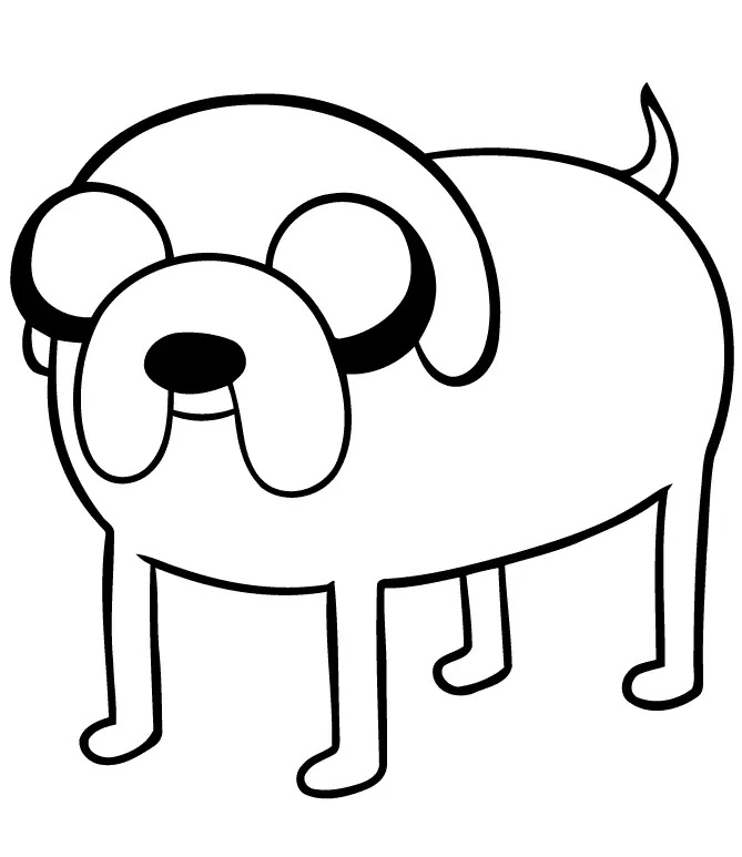 Çocuklar İçin Adventure Time Boyama Sayfaları 