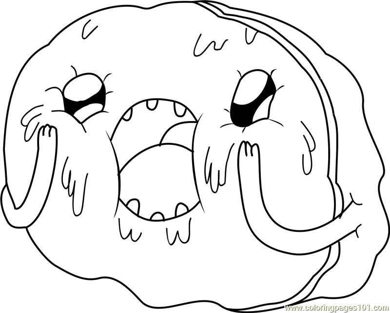 Çocuklar İçin Adventure Time Boyama Sayfaları 