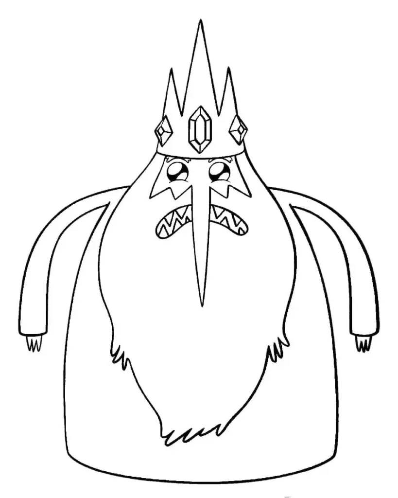 Çocuklar İçin Adventure Time Boyama Sayfaları 