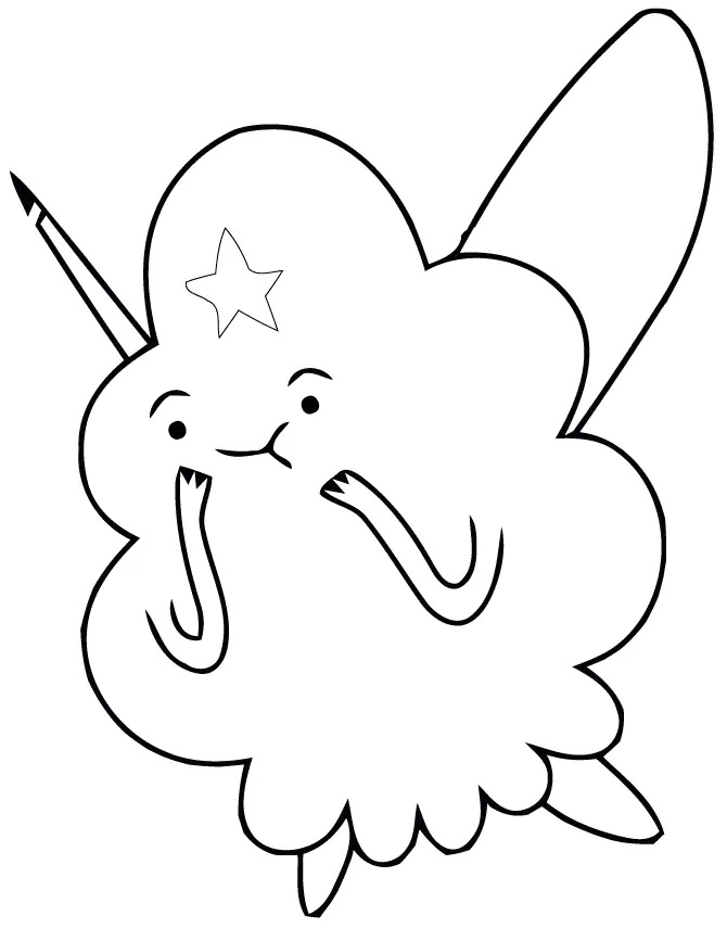 Çocuklar İçin Adventure Time Boyama Sayfaları 