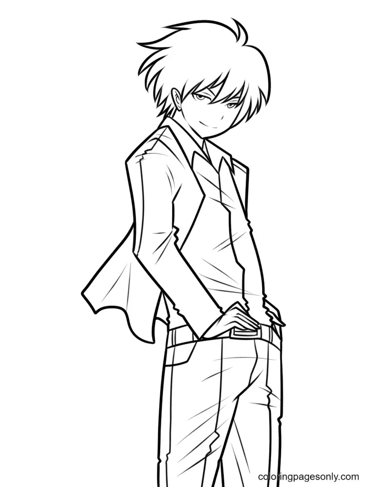 Çocuklar İçin Assassination Classroom Boyama Sayfaları 