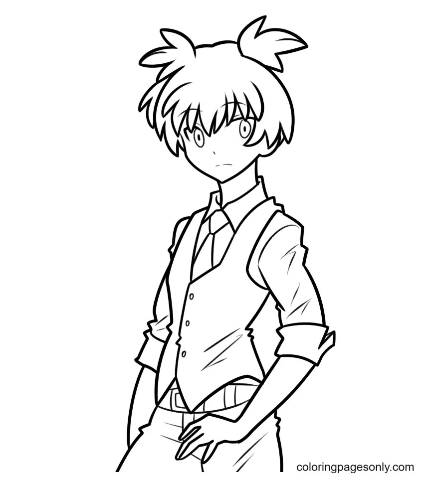 Çocuklar İçin Assassination Classroom Boyama Sayfaları 