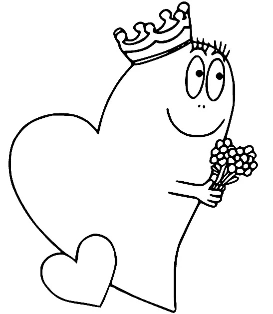 Çocuklar İçin Barbapapa Boyama Sayfaları 