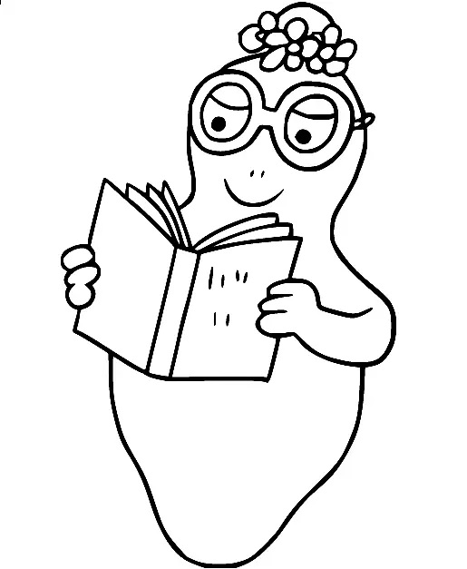 Çocuklar İçin Barbapapa Boyama Sayfaları 