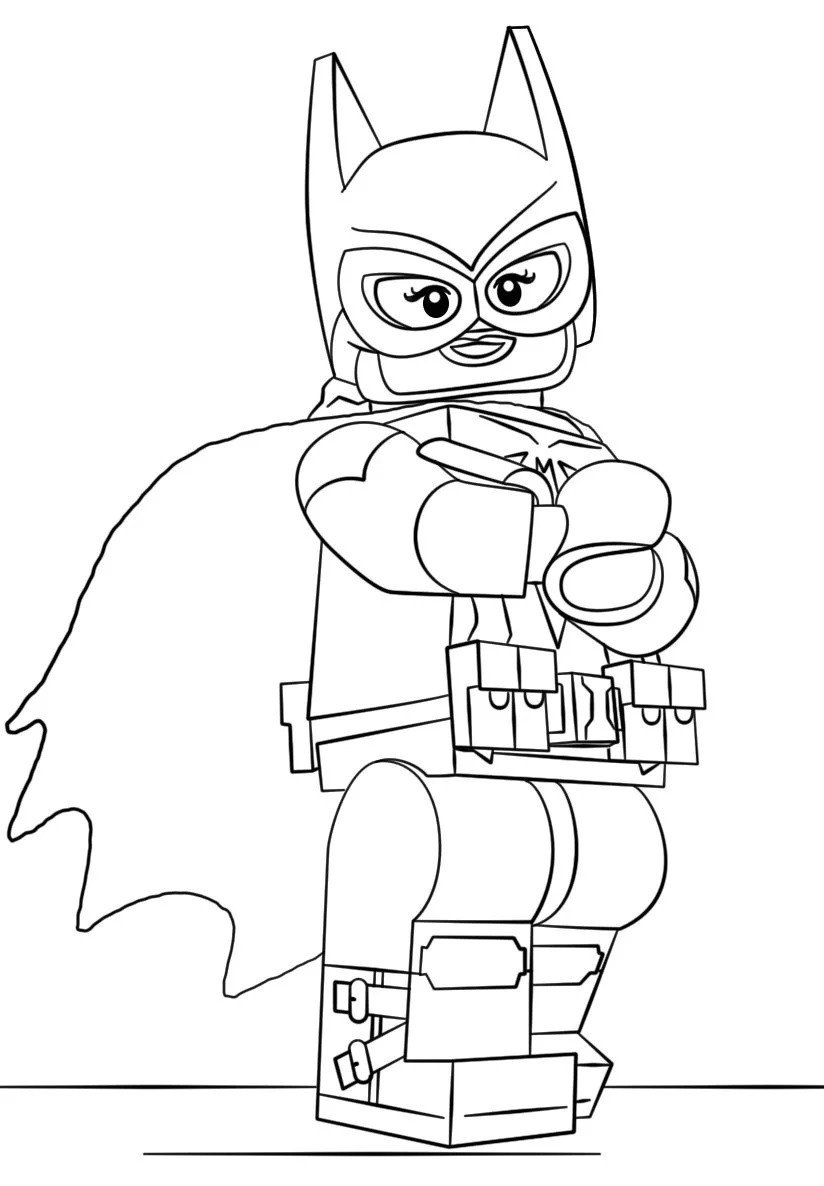 Çocuklar İçin Batman Boyama Sayfaları 