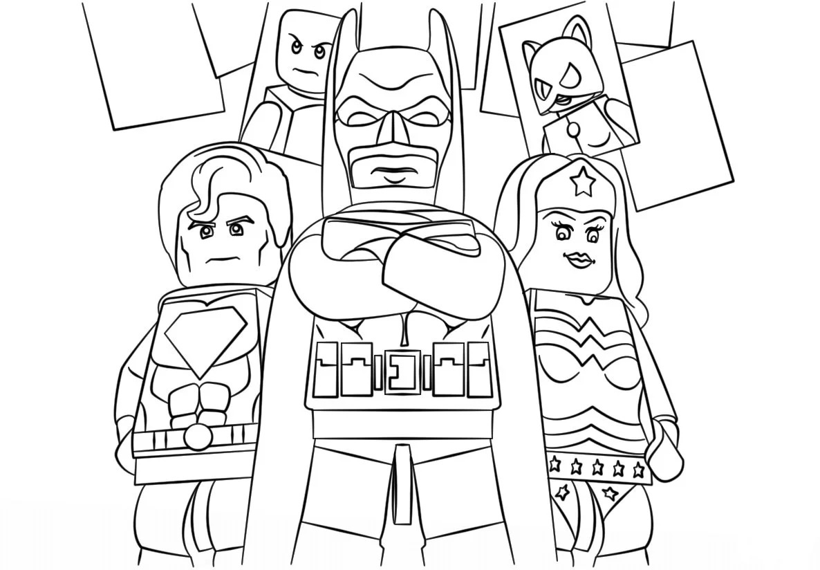 Çocuklar İçin Batman Boyama Sayfaları 