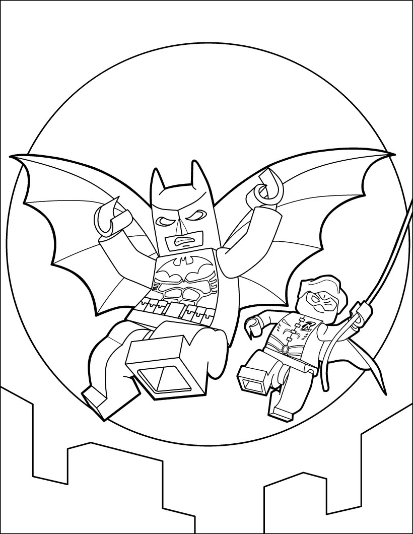 Çocuklar İçin Batman Boyama Sayfaları 