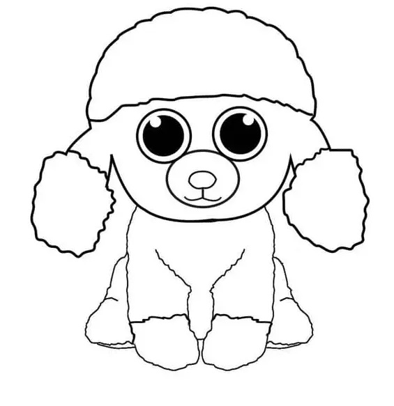Çocuklar İçin Beanie Boos Boyama Sayfaları 