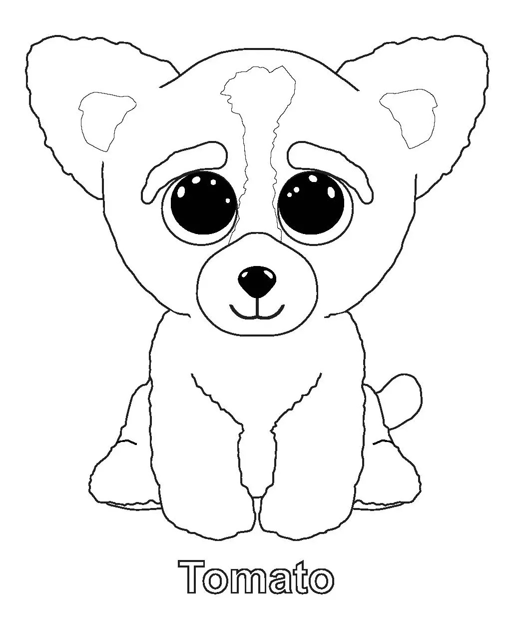 Çocuklar İçin Beanie Boos Boyama Sayfaları 
