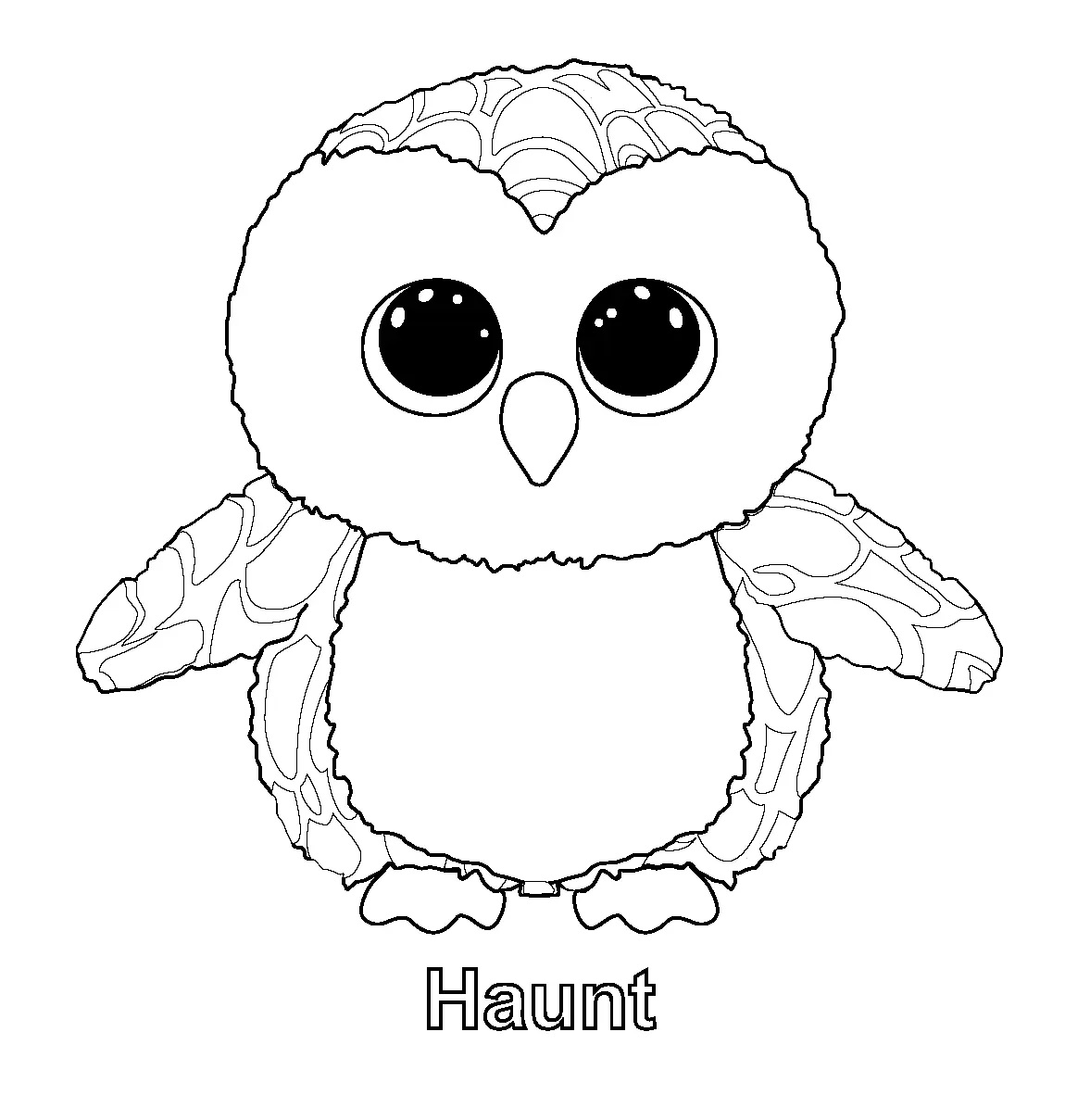 Çocuklar İçin Beanie Boos Boyama Sayfaları 