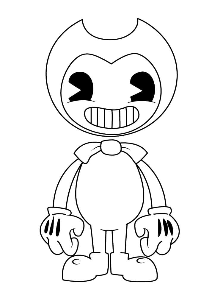 Çocuklar İçin Bendy Boyama Sayfaları 