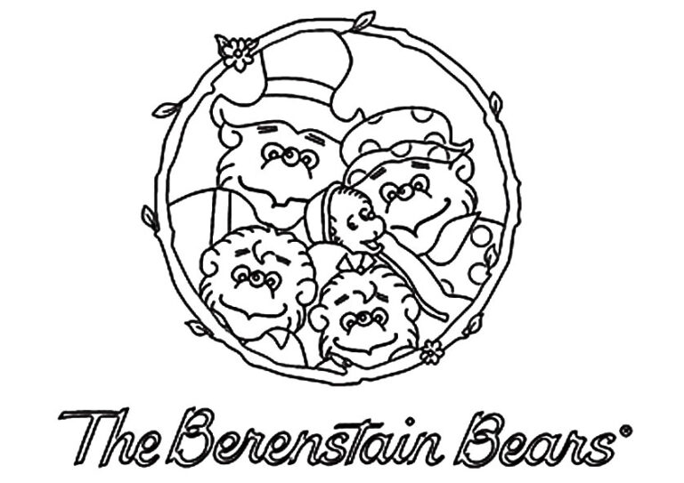 Çocuklar İçin Berenstain Ayıları Boyama Sayfaları 