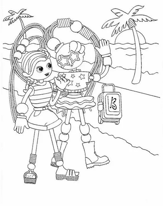 Çocuklar İçin Betty Spaghetty Boyama Sayfaları 