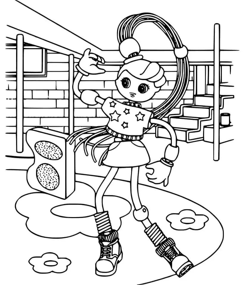Çocuklar İçin Betty Spaghetty Boyama Sayfaları 