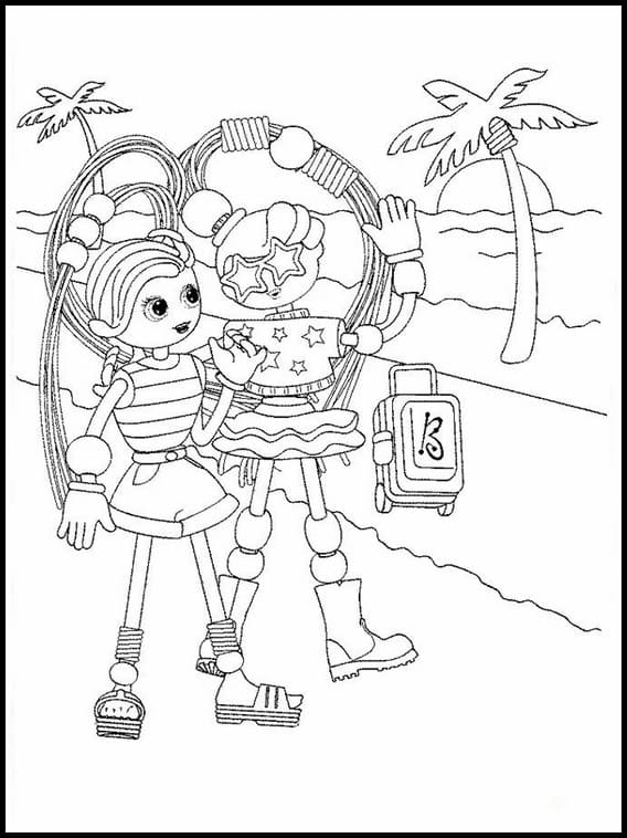 Çocuklar İçin Betty Spaghetty Boyama Sayfaları 