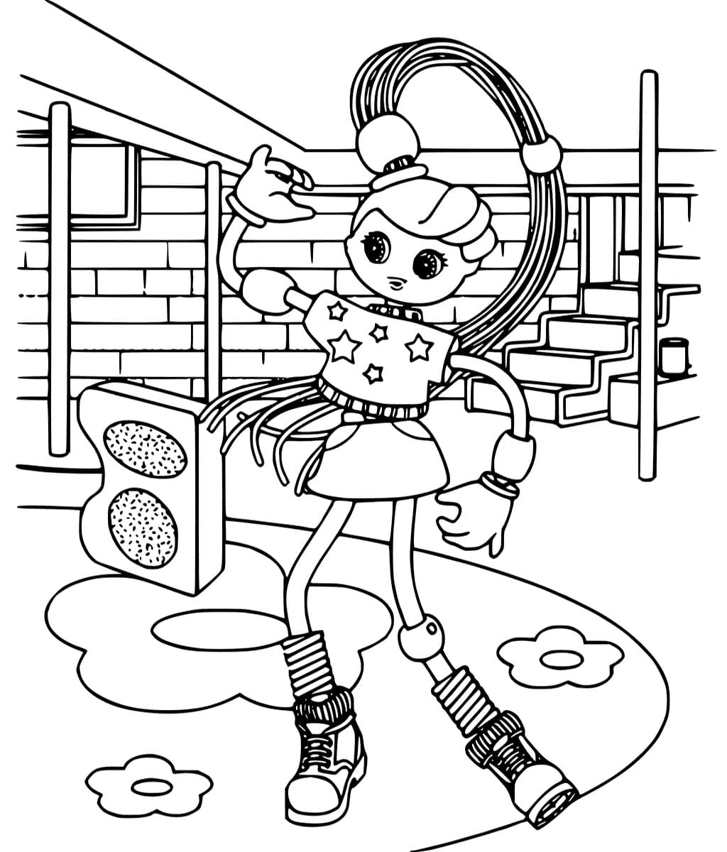 Çocuklar İçin Betty Spaghetty Boyama Sayfaları 
