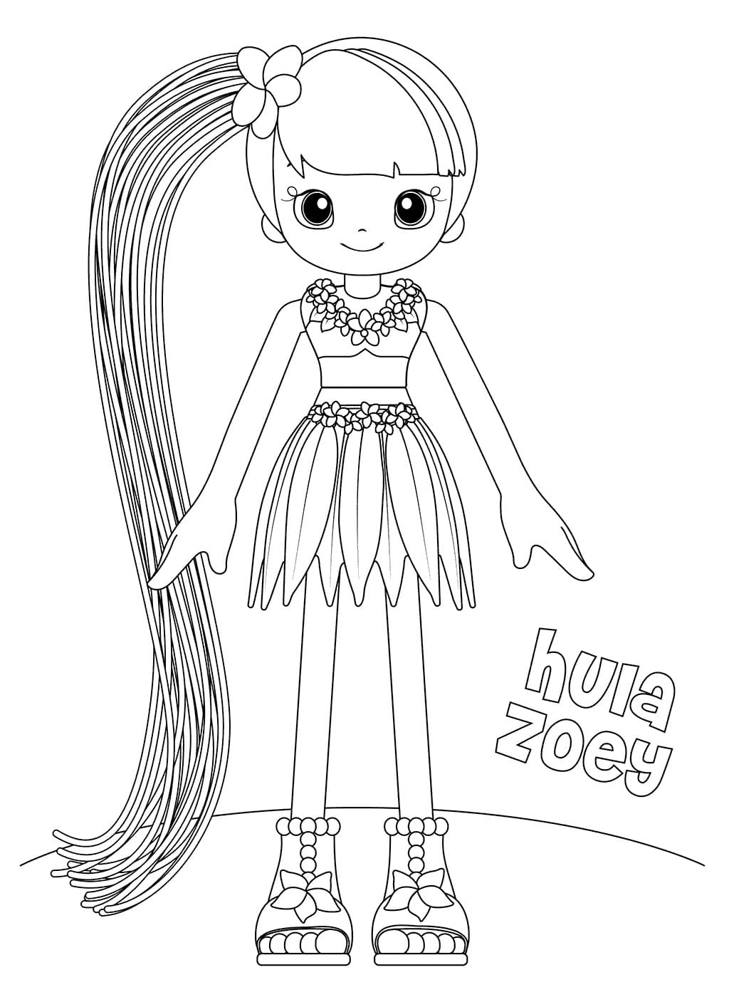 Çocuklar İçin Betty Spaghetty Boyama Sayfaları 