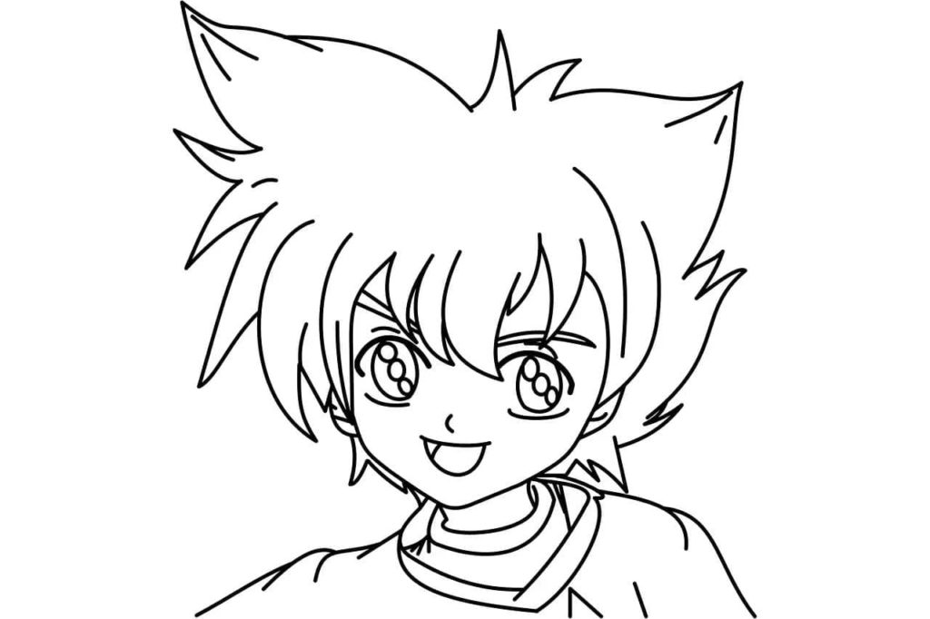 Çocuklar İçin Beyblade Boyama Sayfaları 