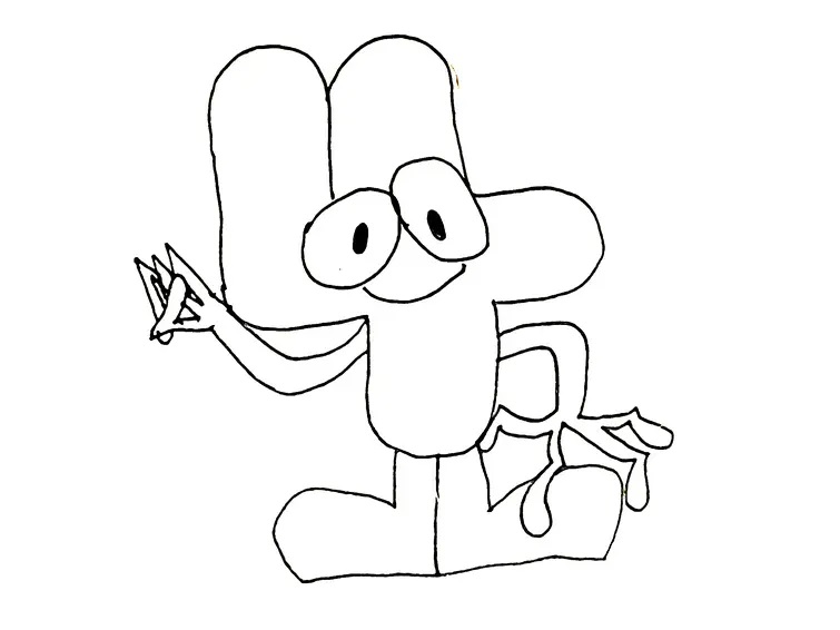 Çocuklar İçin bfdi Boyama Sayfaları 