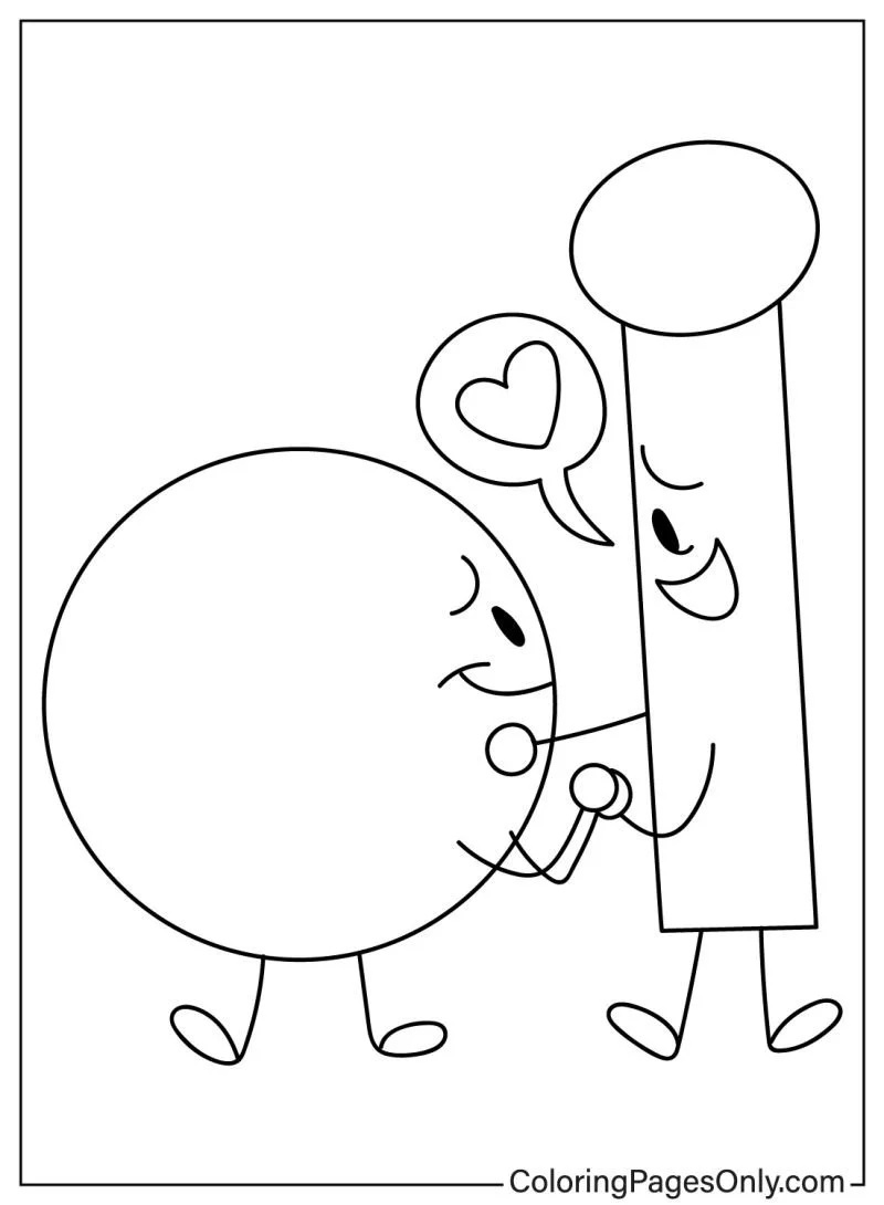 Çocuklar İçin bfdi Boyama Sayfaları 