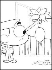 Çocuklar İçin Big City Greens Boyama Sayfaları 
