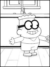 Çocuklar İçin Big City Greens Boyama Sayfaları 