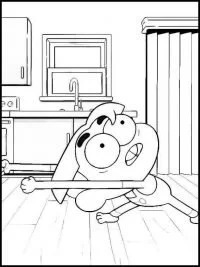 Çocuklar İçin Big City Greens Boyama Sayfaları 
