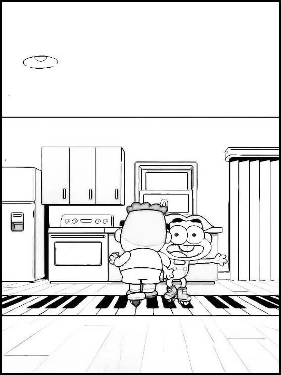 Çocuklar İçin Big City Greens Boyama Sayfaları 