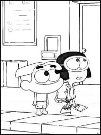 Çocuklar İçin Big City Greens Boyama Sayfaları 