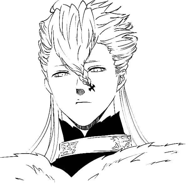 Çocuklar İçin Black Clover Boyama Sayfaları 
