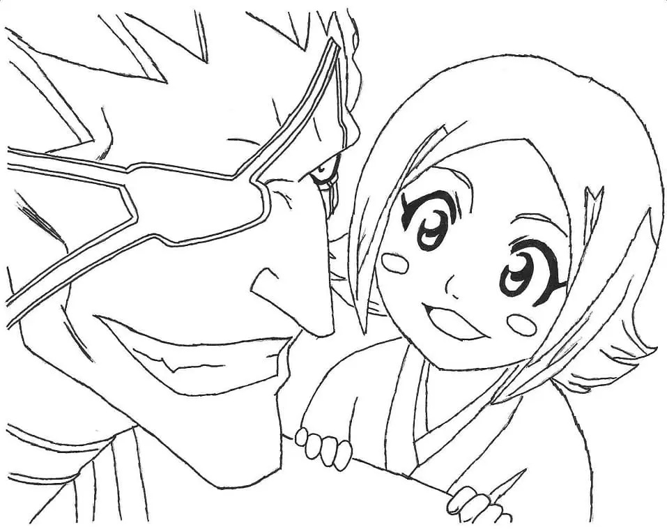 Çocuklar İçin Bleach Boyama Sayfaları 