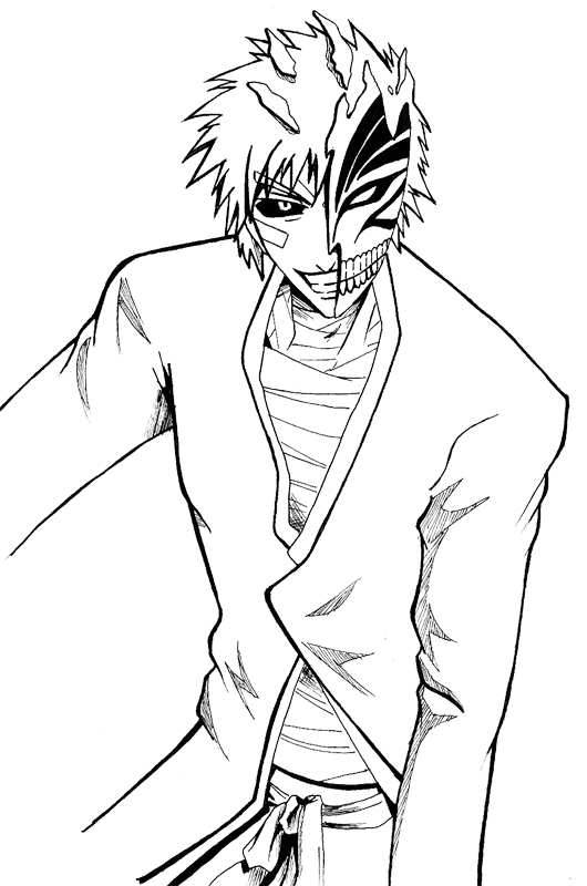 Çocuklar İçin Bleach Boyama Sayfaları 