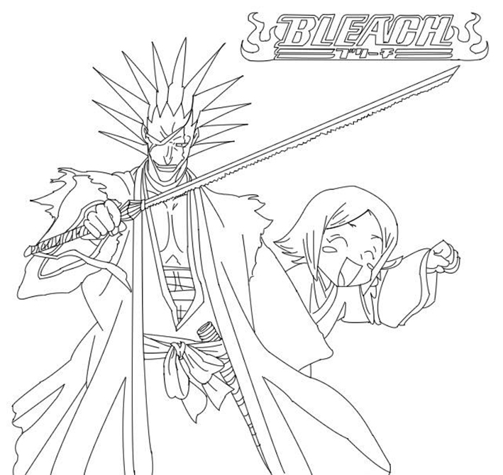 Çocuklar İçin Bleach Boyama Sayfaları 