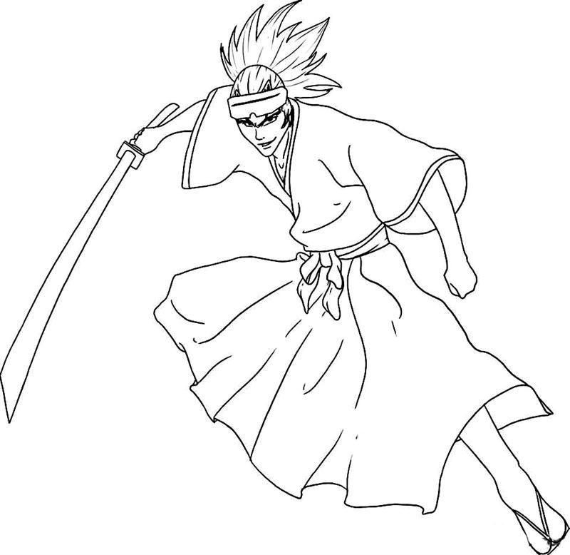 Çocuklar İçin Bleach Boyama Sayfaları 