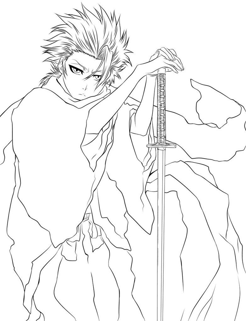 Çocuklar İçin Bleach Boyama Sayfaları 