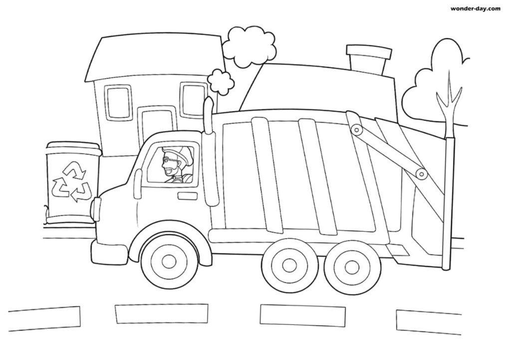 Çocuklar İçin Blippi Boyama Sayfaları 