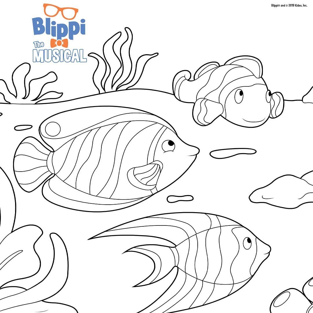 Çocuklar İçin Blippi Boyama Sayfaları 