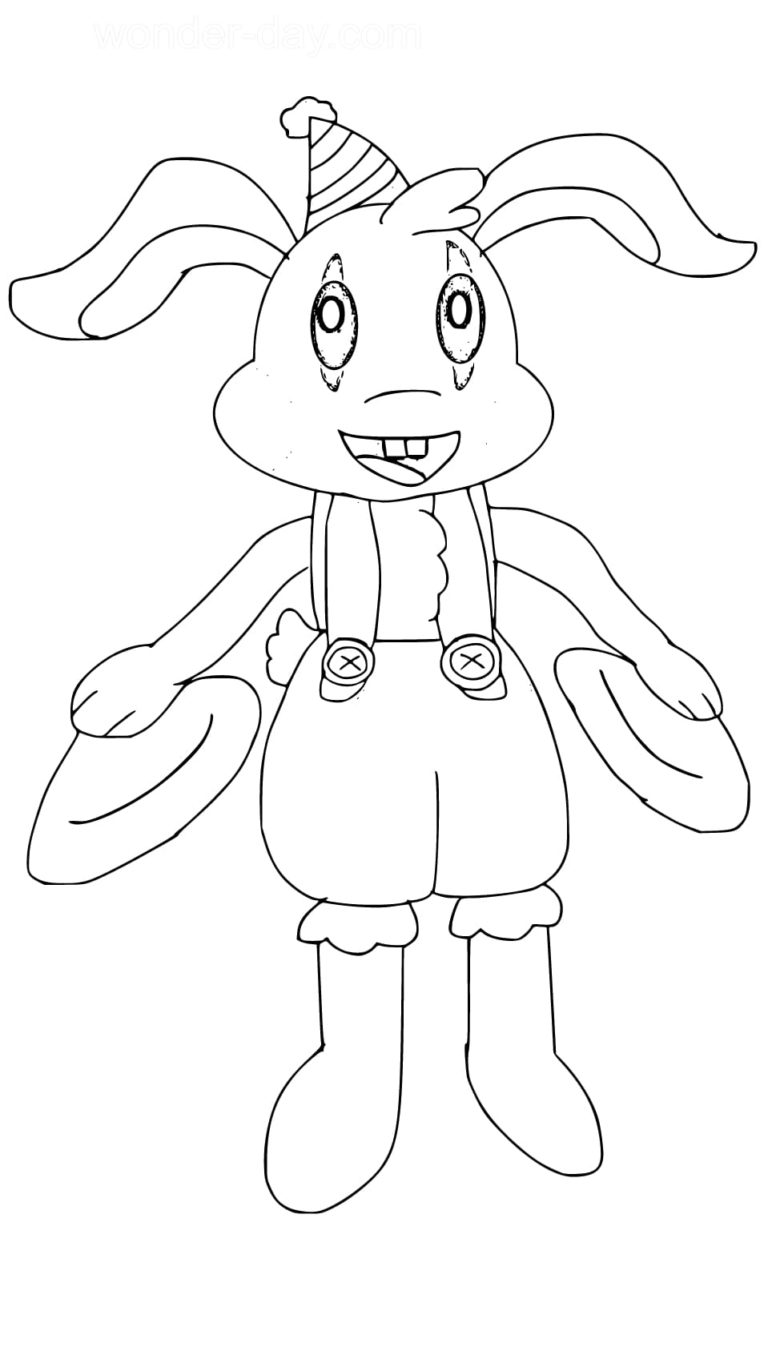 Çocuklar İçin bunzo_bunny Boyama Sayfaları 