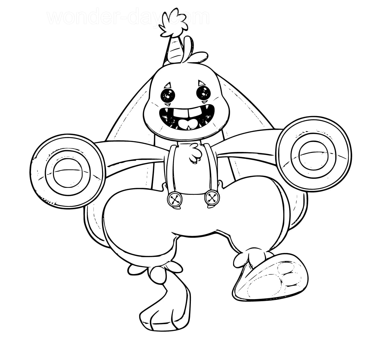 Çocuklar İçin bunzo_bunny Boyama Sayfaları 