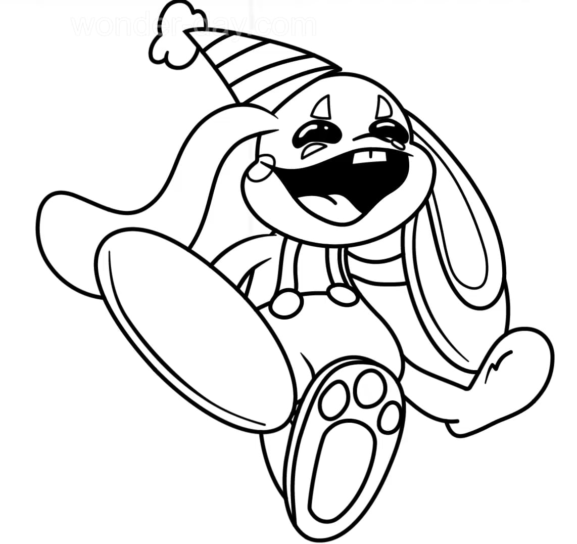 Çocuklar İçin bunzo_bunny Boyama Sayfaları 