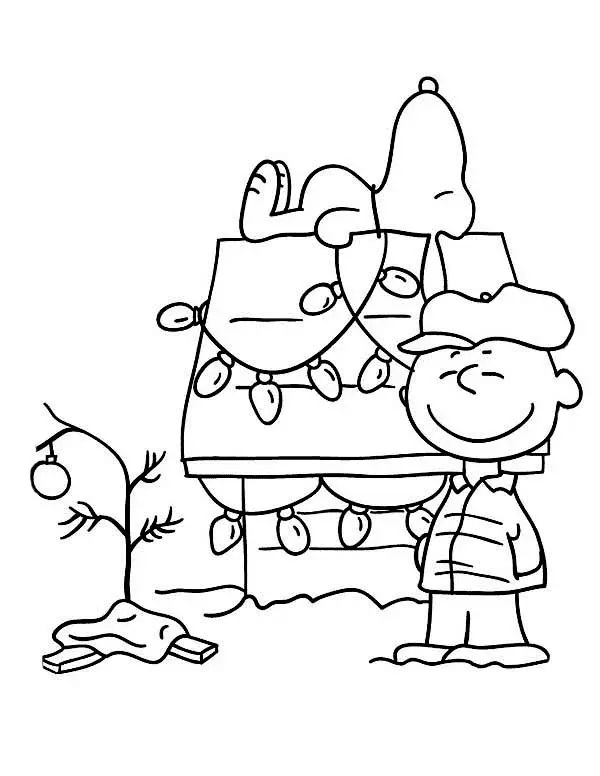 Çocuklar İçin charlie-brown Boyama Sayfaları 
