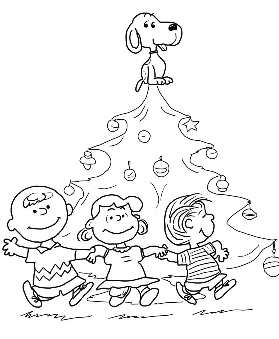 Çocuklar İçin charlie-brown Boyama Sayfaları 