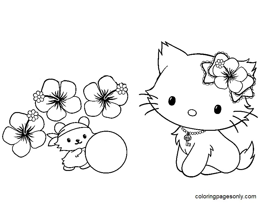 Çocuklar İçin Charmmy Kitty Boyama Sayfaları 