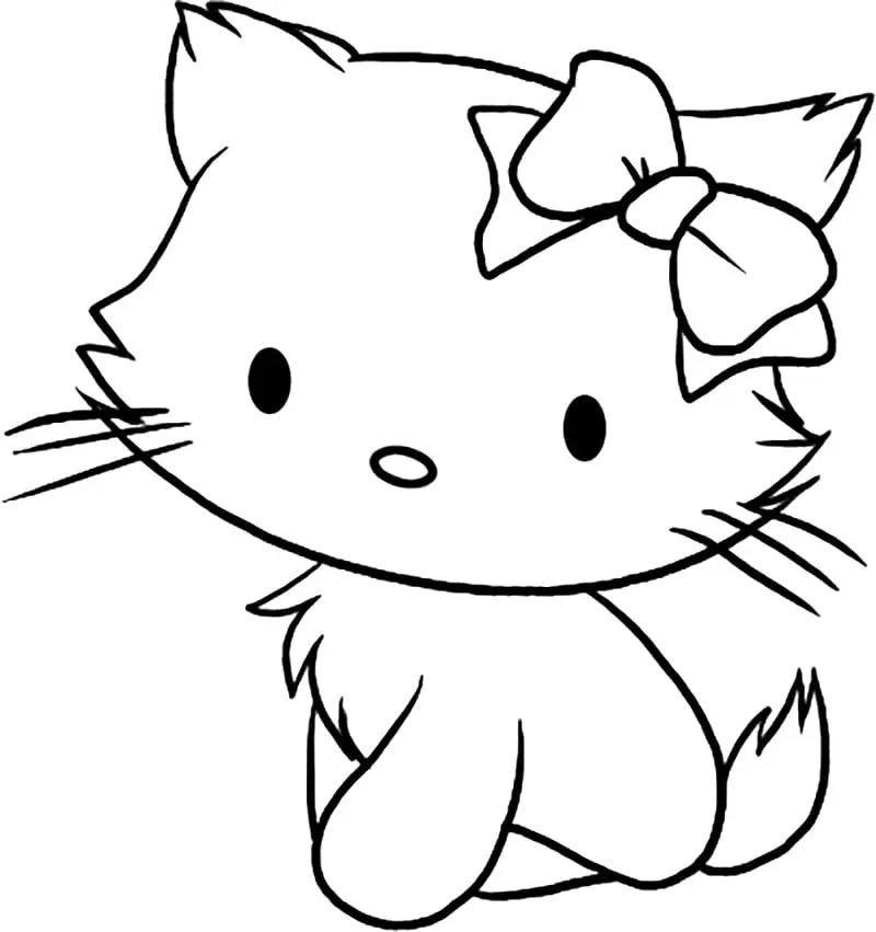 Çocuklar İçin Charmmy Kitty Boyama Sayfaları 
